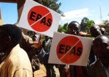 Ulicemi Eldoretu pochodovali farmáři z platformy NGOMA